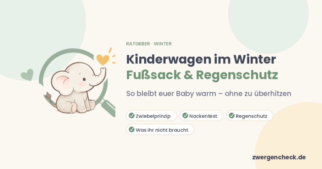 Kinderwagen im Winter