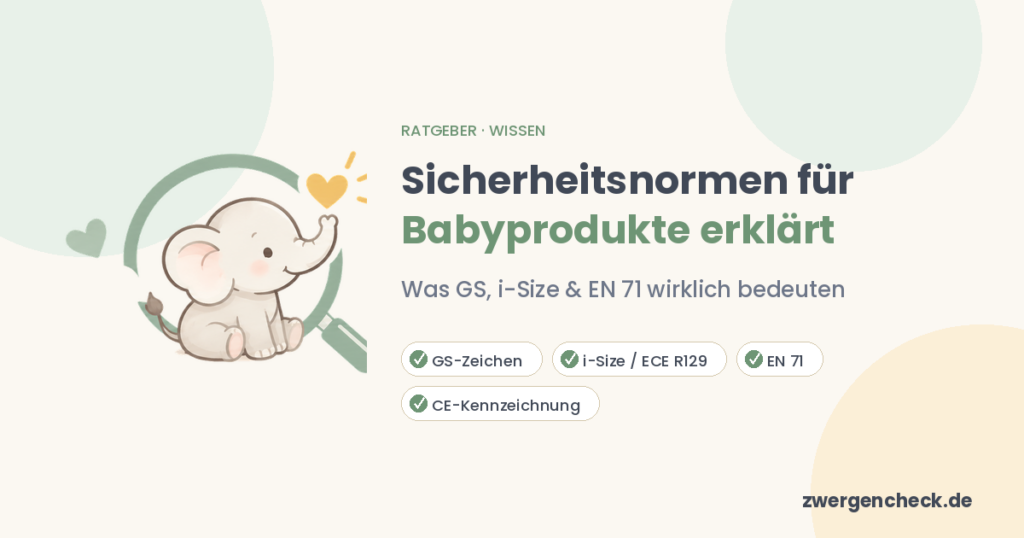Sicherheitsnormen für Babyprodukte