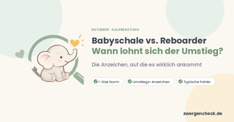 Babyschale vs. Reboarder